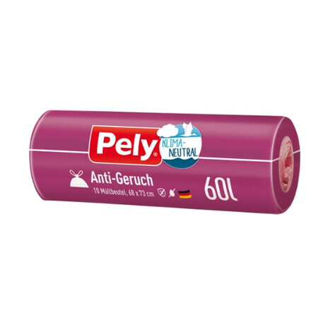 Pely, Vuilniszakken 60l, 10 stuks