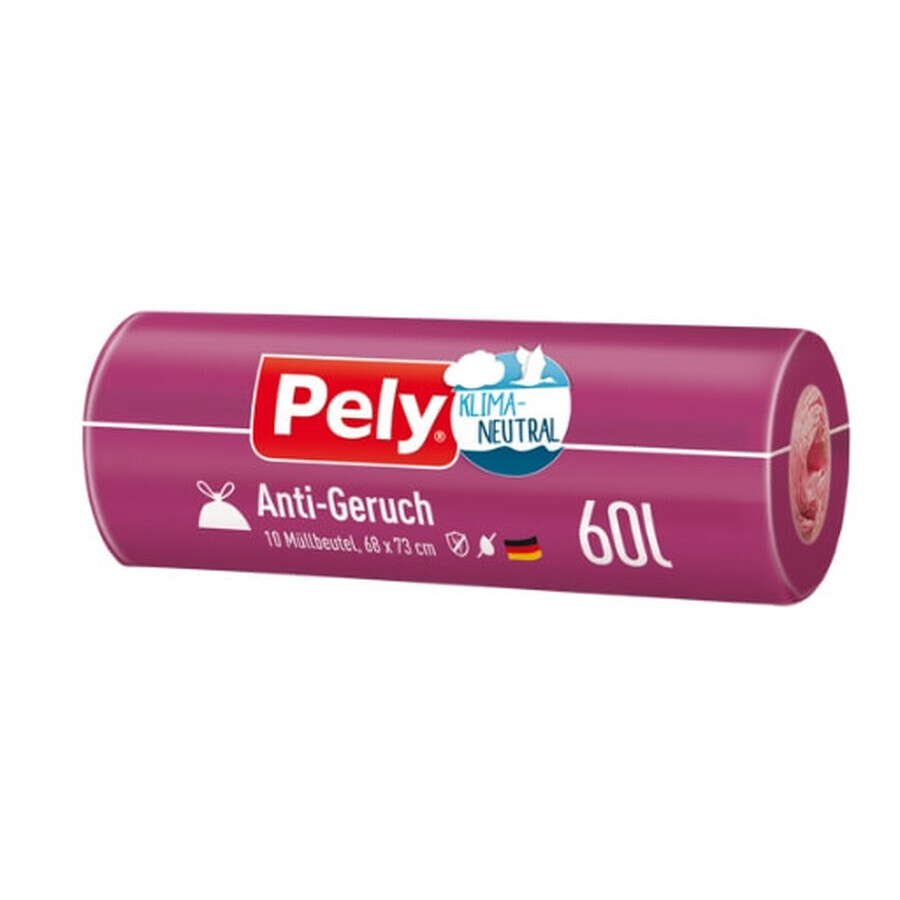 Pely, Vuilniszakken 60l, 10 stuks