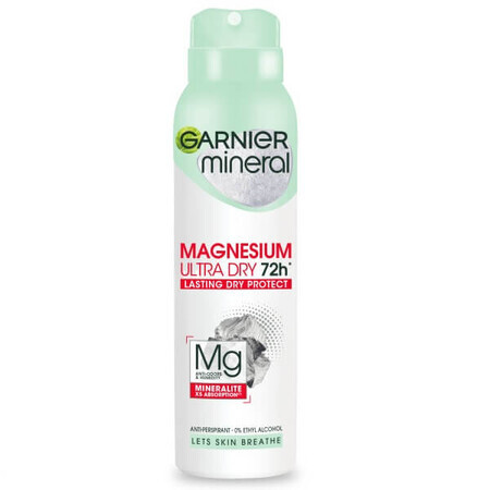 Garnier Mineral Magnesium Ultra Dry Antitranspirant Spray, 150ml