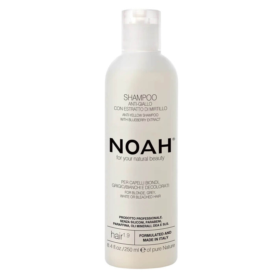 Noah shampoo for blonde and gray waxes, 250ml