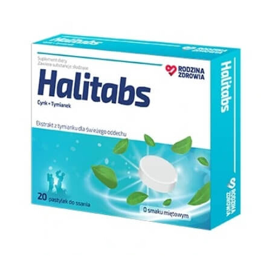 Family Health Halitabs, 20 tabletten