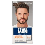 Joanna Power Men Color Cream 3in1 Beard and Hair Color 04 Natural Brown, 30g