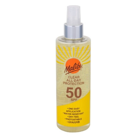 Malibu Clear Protection Sonnenschutzspray SPF50, 250ml