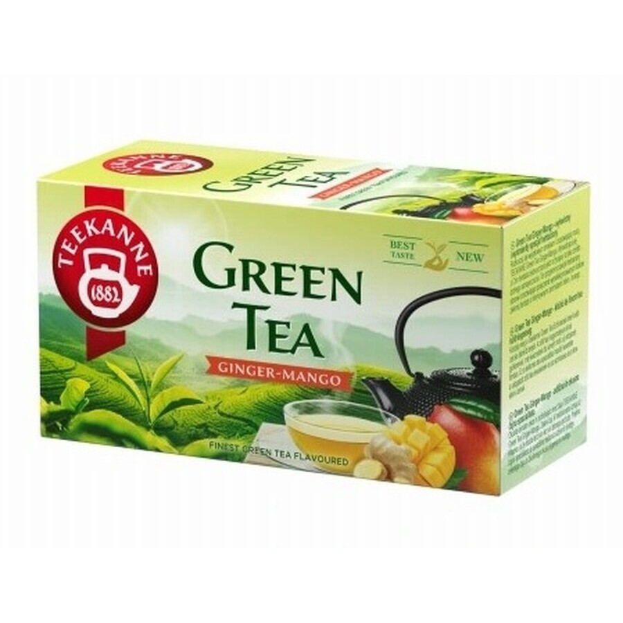 Teekanne, Gember-Mango Groene Thee, 20 zakjes