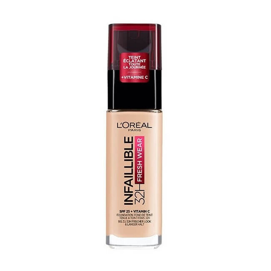 L'Oréal Paris Infalible Base de Maquillaje de Larga Duración 32H 020 Marfil, 30ml