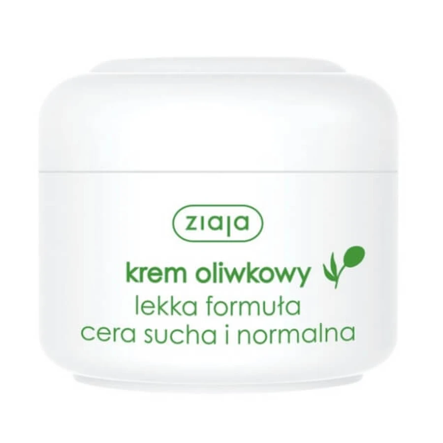 Ziaja Oliwkowa, Crema di olive, formula leggera, 50ml - Lunga conservazione!
