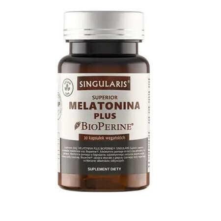 Singularis Melatonine Plus BioPerine, 30 capsules