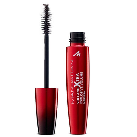 Manhattan, Volcano Xtra Mascara, wimpermascara, brz, 10ml