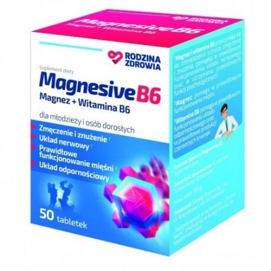 Family Health Magnesive B6 50 tabletten