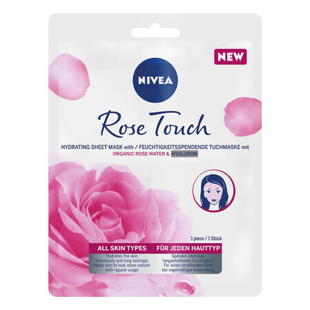 Nivea Rose Touch Intensive moisturizing mask with organic rose water and hyaluronic acid