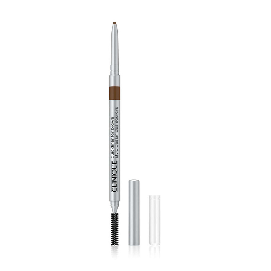 Clinique Quickliner For Brows Lápiz de Cejas Automático 04 Marrón Profundo, 0.6g