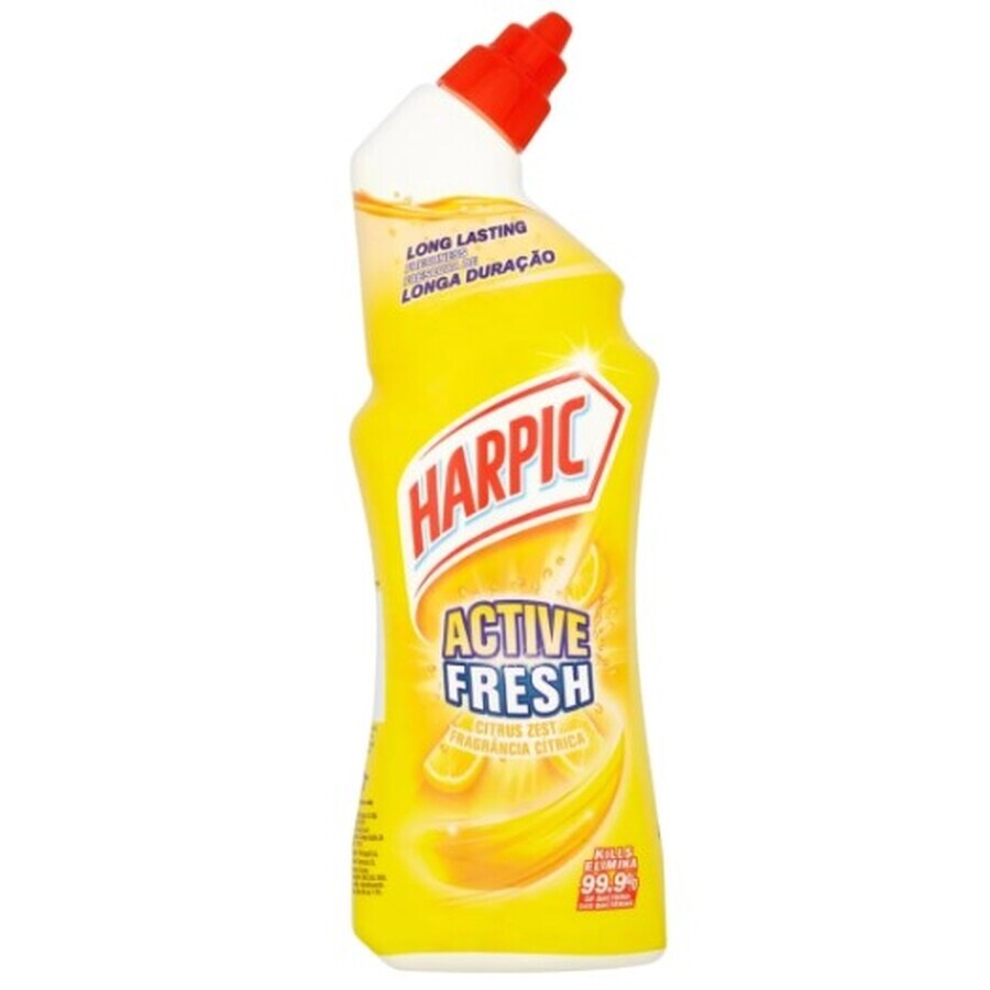 Harpic, Active Fresh, el pentru Wc, lămâie, 750ml