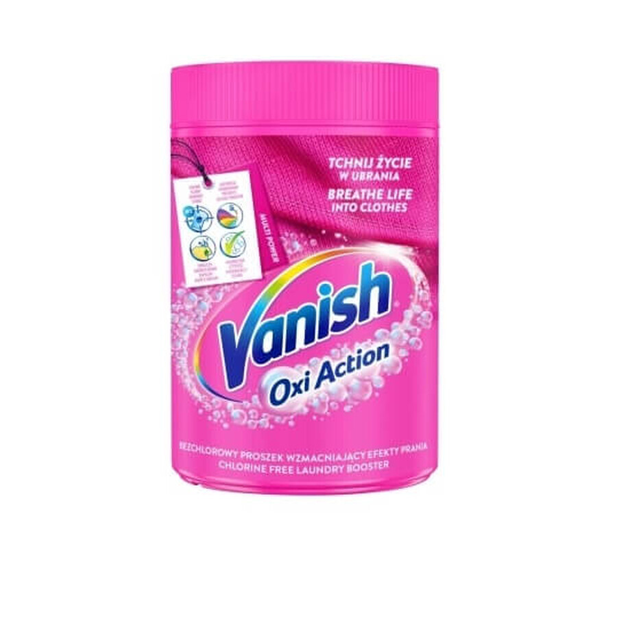 Vanish Oxi Action Gekleurd Waspoeder Roze 625 g