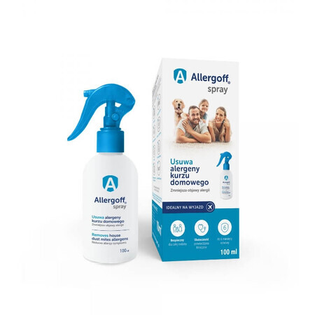 Alergoff Spray, neutralisateur d'allergènes d'acariens, 100 ml