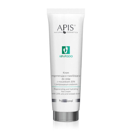 Crema piedi Apis Api-Podo con 20% di urea e argento ionizzato, 100ml