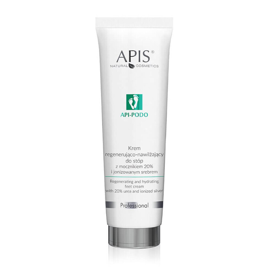 Crema piedi Apis Api-Podo con 20% di urea e argento ionizzato, 100ml