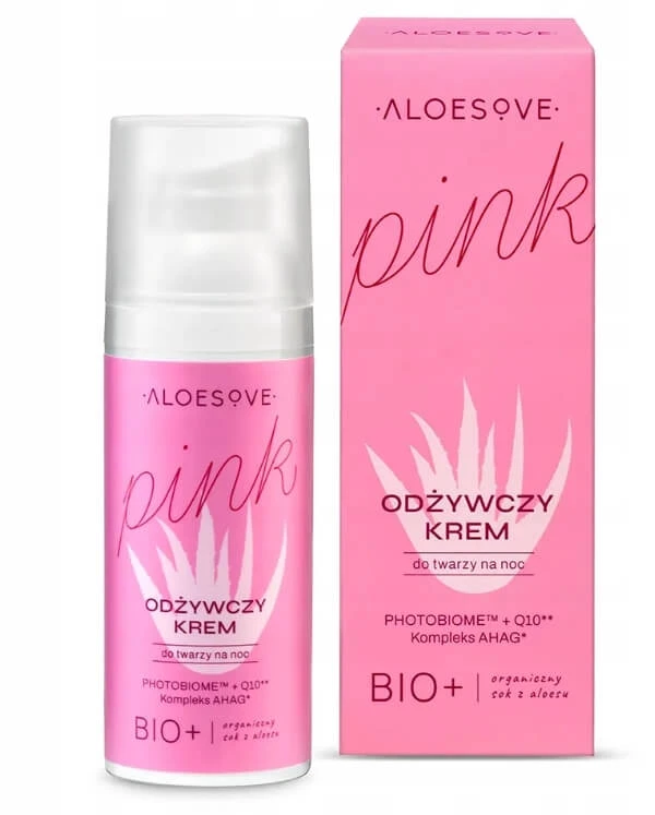 Aloesove Roze Rijke Gezichtscrème Hydraterende Nachtcrème 50 ml