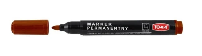 Toma, permanente marker okrgy, berk