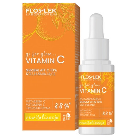 Floslek Laboratorium Go For Glow Vitamine C Verhelderend Serum VIT C 10%, 30 ml