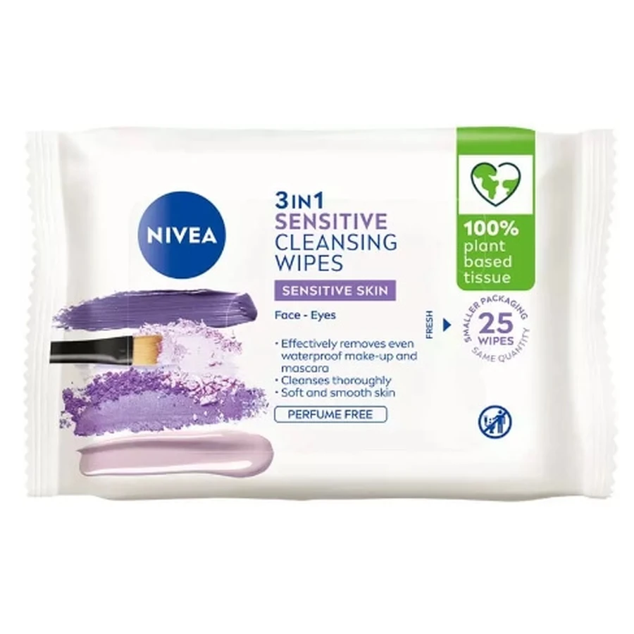 Nivea Bio Cleansing Sensitive Reinigingsdoekjes, 25 stuks