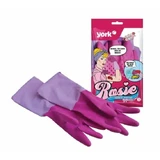 York, Rosie gants en caoutchouc parfumés, taille L, 1 paire