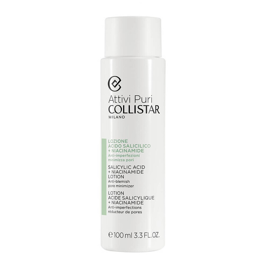 Collistar Collistar Attivi Puri Lotion à l'acide salicylique + niacinamide Lotion à l'acide salicylique et au niacinamide, 100 ml