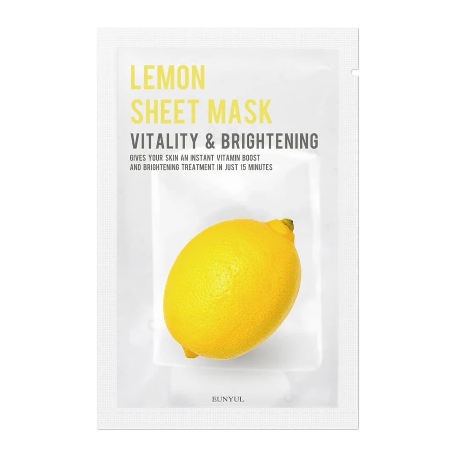 Eunyul Maschera illuminante al limone in patch di limone, 22ml