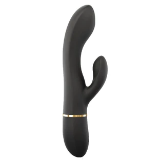 Marc Dorcel Glam Rabbit Bunny Vibrator met echta stimulator Zwart