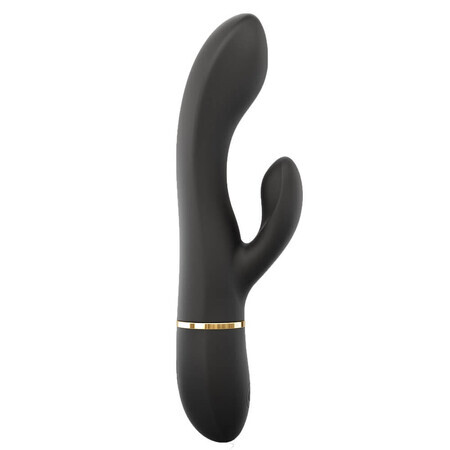 Marc Dorcel Vibrador Conejito Glam Rabbit con estimulador echta Negro