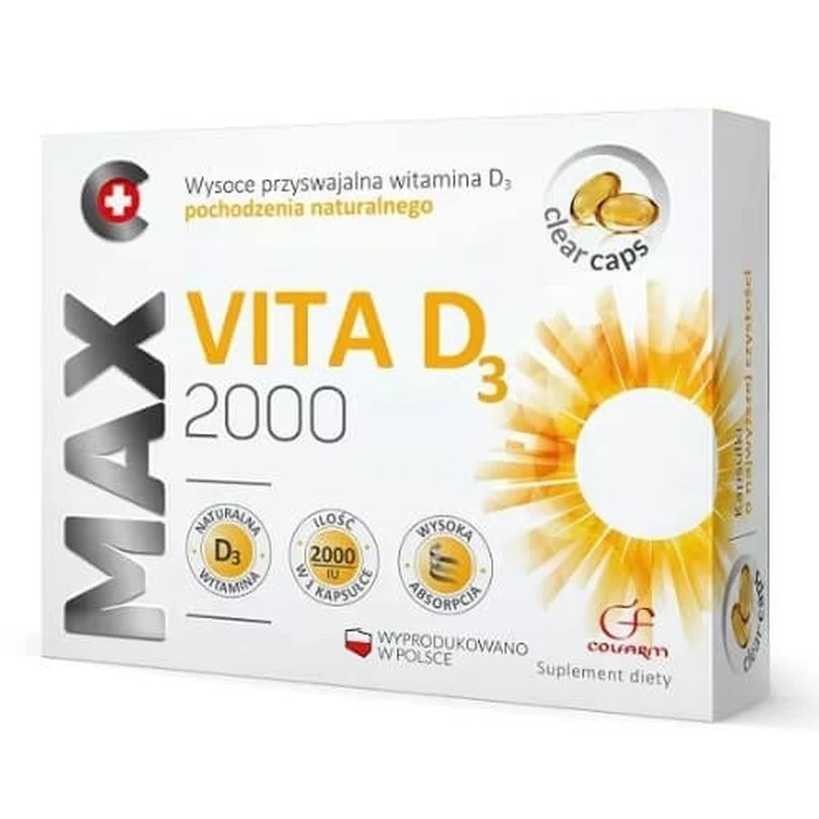 MAX Vita D3 2000 30 cápsulas