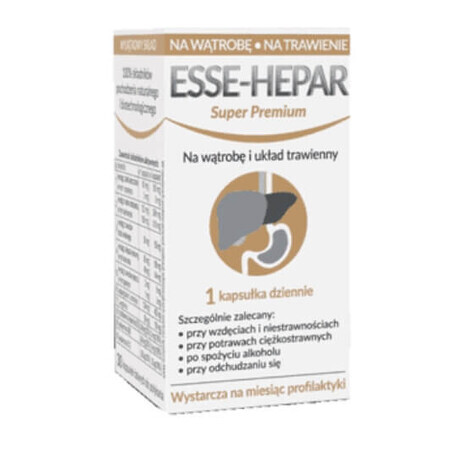 Esse-Hepar, SuperPremium, 30 capsules