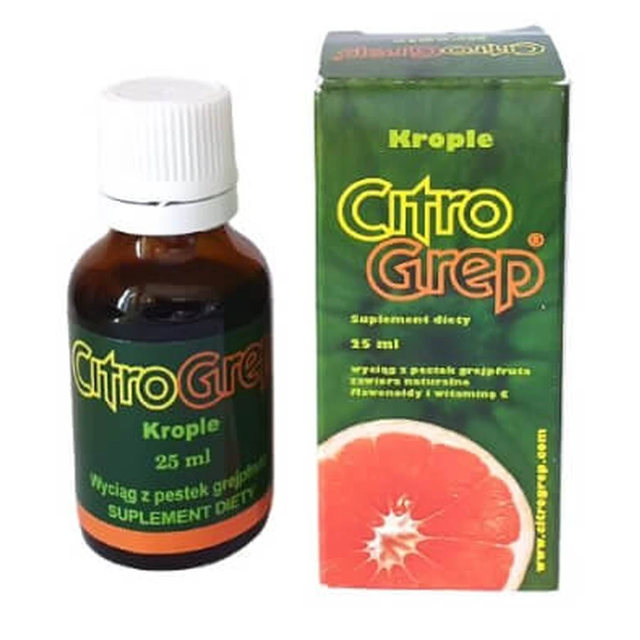 CitroGrep krople, 25 ml: ceny i cechy