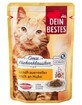 Dein Bestes, Natvoer voor katten, kip met kaas, 100 g