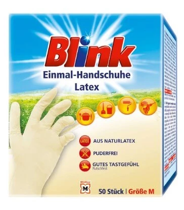Blink, Wegwerphandschoenen M, 50 stuks