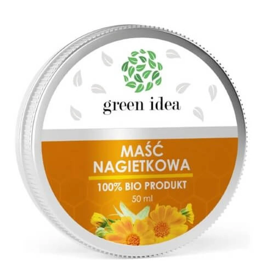 Pommade au Calendula 100% biologique Produit de l'Idée Verte, 50 ml