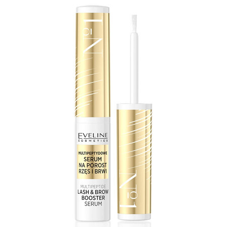 Eveline Cosmetics Sérum multipeptide pour la croissance des cils et des sourcils, 4ml