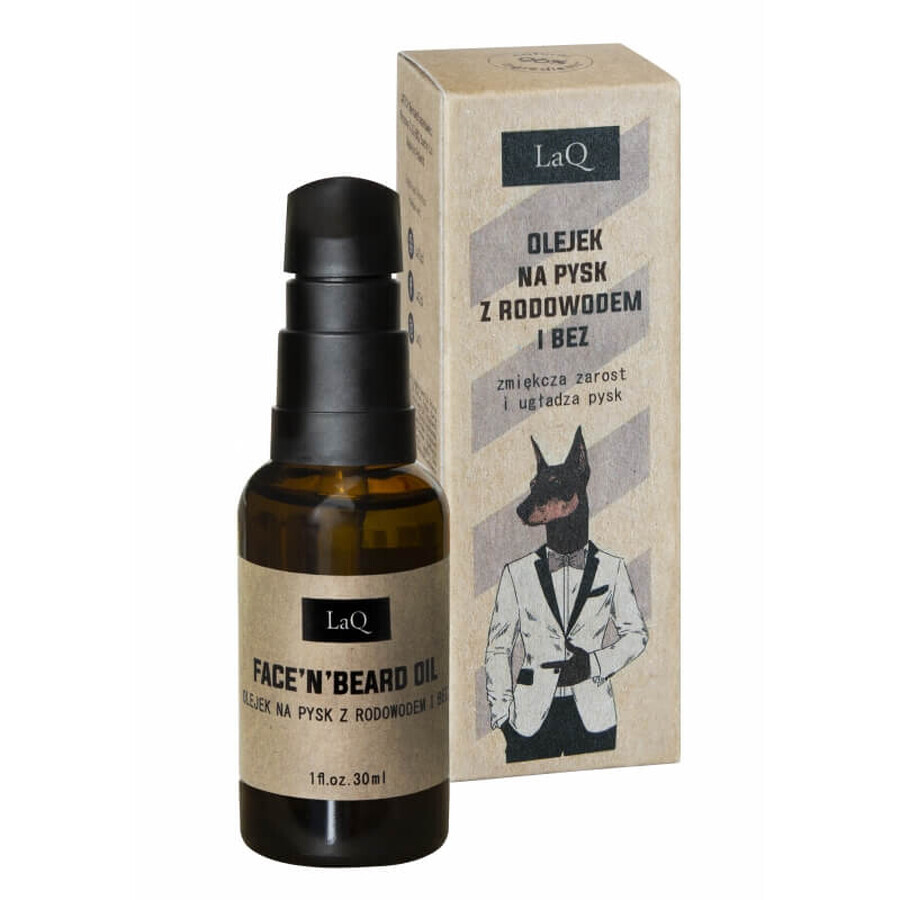 Aceite para barba LaQ Doberman, 30ml