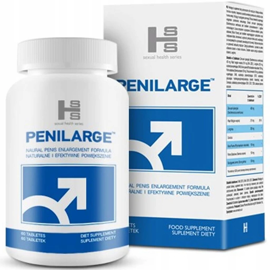 Sexual Health Series Penilarge Supplément nutritionnel pour l'agrandissement du pénis, 60 gélules