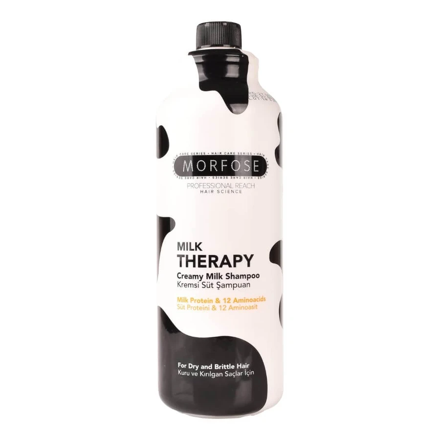 Morfose creamy milk shampoo for dry and astringent hair, 1000ml