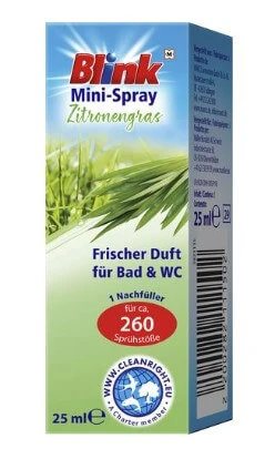 Blink, Zitronengras, Spray odwieajcy, 25ml