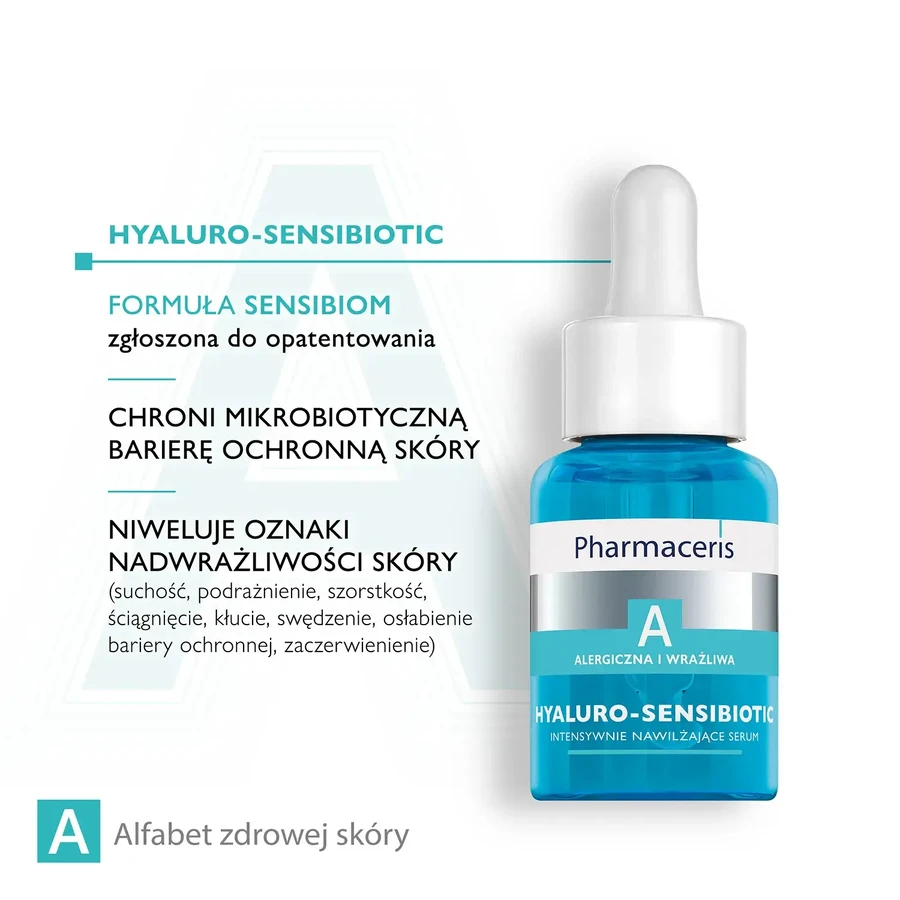 Pharmaceris A Hyaluro-Sensibiotic Suero hidratante intensivo, 30 ml