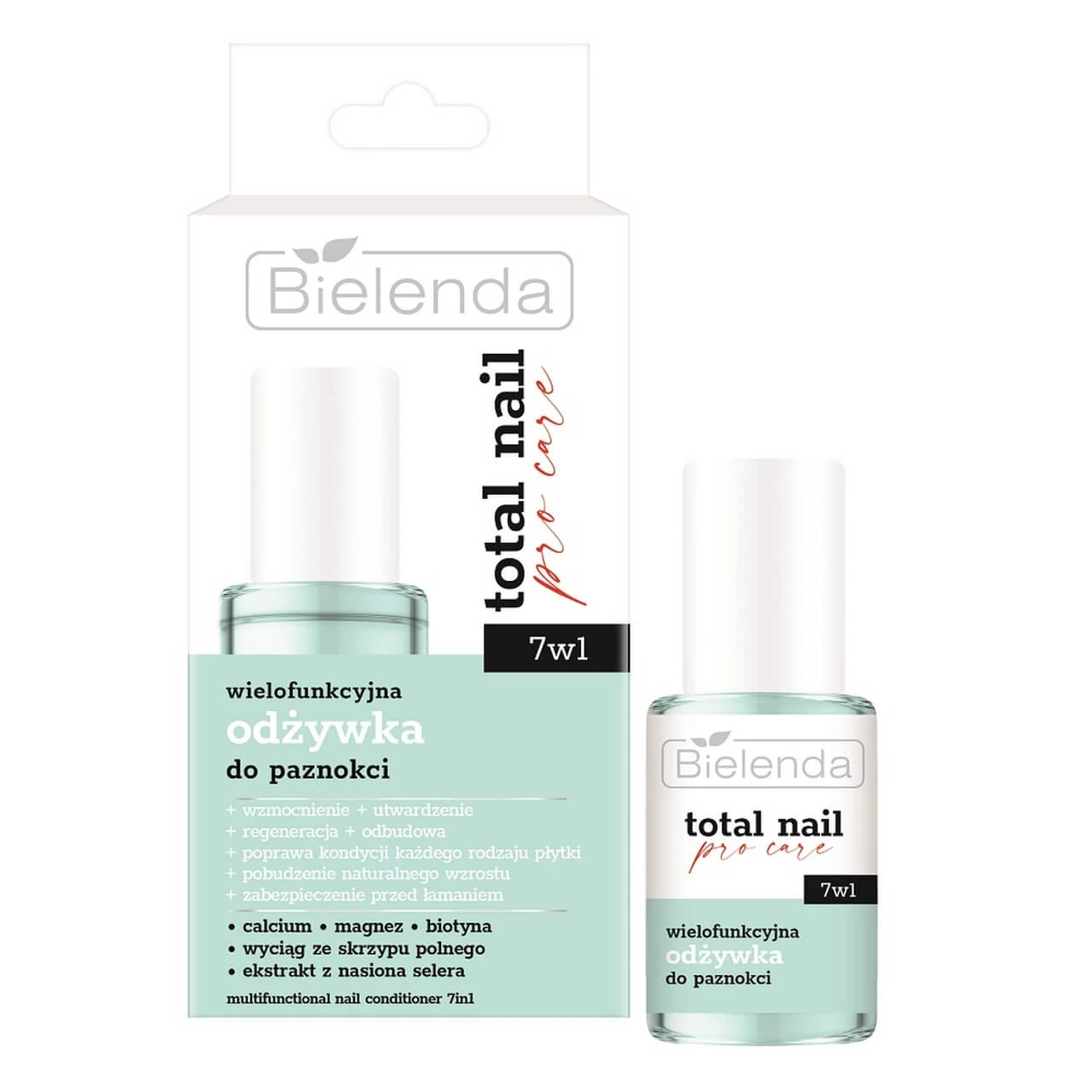 Bielenda Total Nail Pro-Care Multifunctionele Nagelbalsem 7in1, 10ml