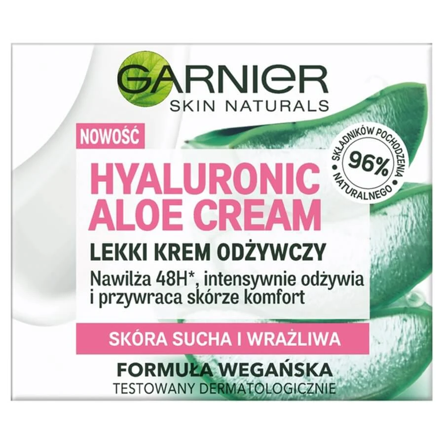 Garnier Light Replenishing Cream for dry and sensitive skin, 50ml
