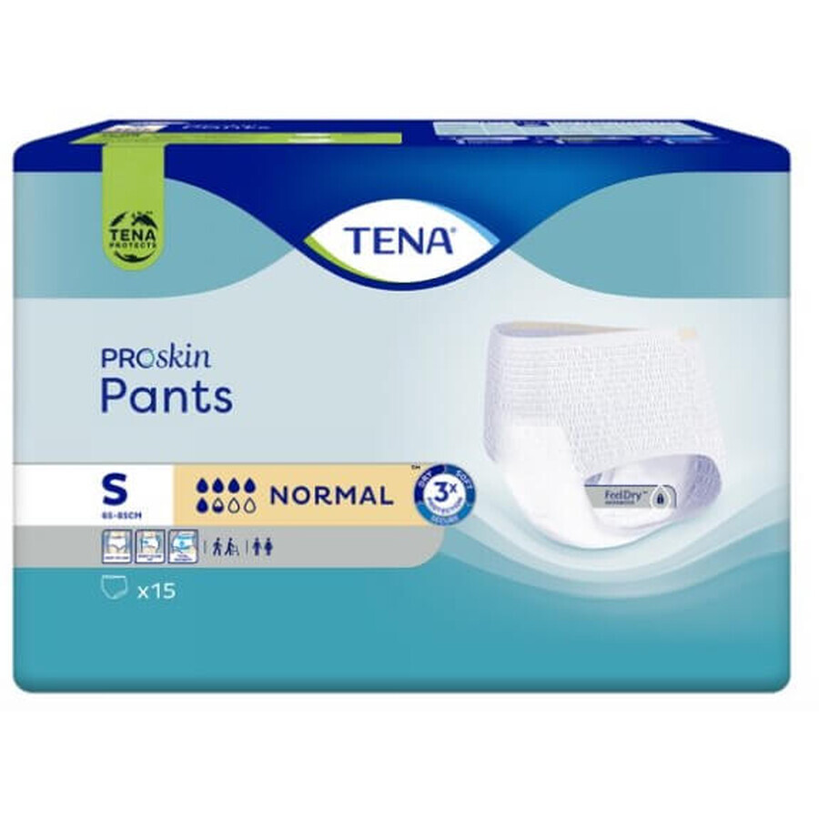 Tena Pants ProSkin Pants ProSkin Normal S Bowlegs, 15 Stück - Langfristig einsetzbar!