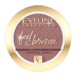 Eveline Cosmetics Voel de bronzen teint en contour poeder 02 Chocolate Cake