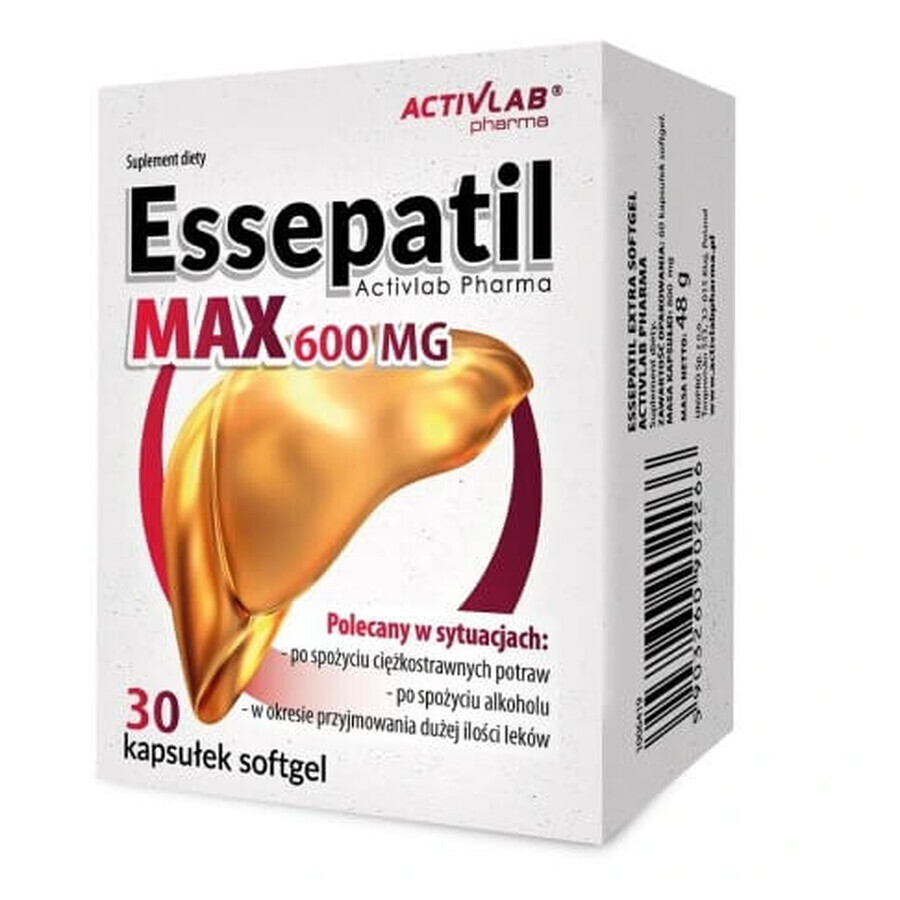 Activlab Essepatil MAX 600mg, 30 capsules