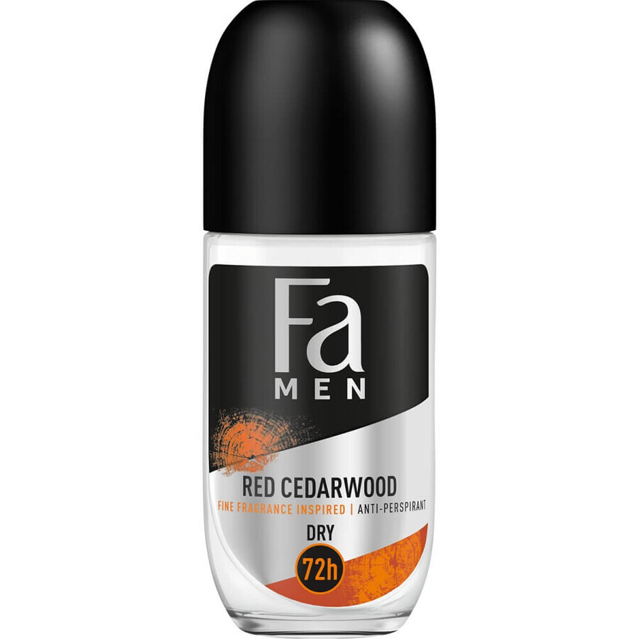 Fa Men Bala Antitranspirante 72h Cedro Rojo con notas amaderadas de cedro rojo, 50ml