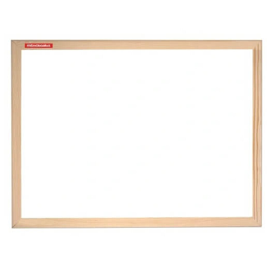 Magnetisch droog uitwisbaar bord, hout 40x60