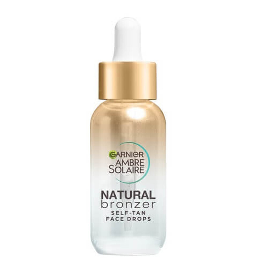 Garnier Ambre Solaire Gocce autoabbronzanti naturali per il viso, 30ml