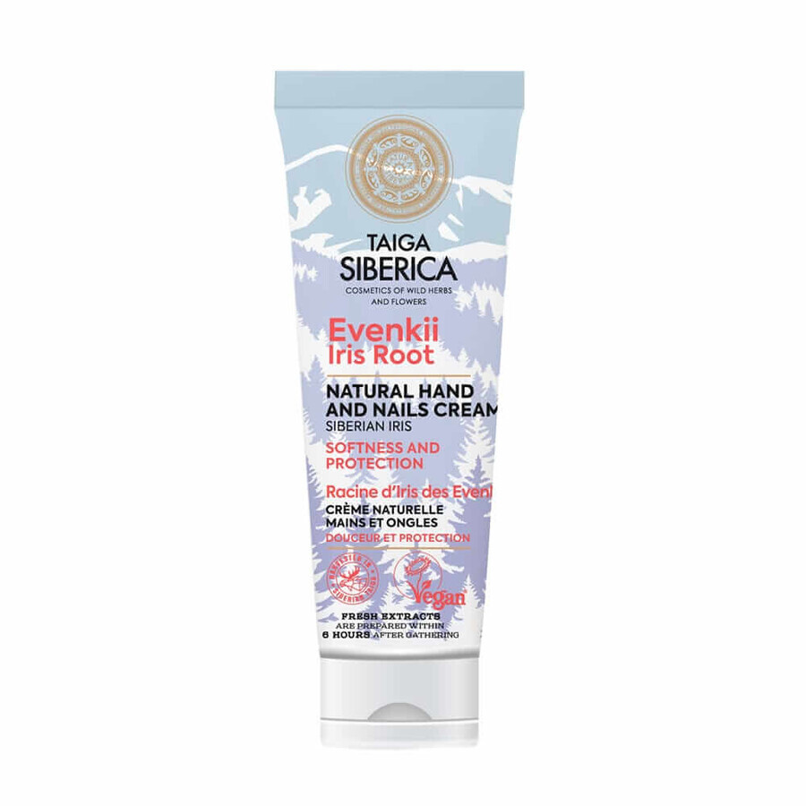 Natura Siberica Hydraterende en beschermende crème voor wonden en nagels met iriswortel, 75ml